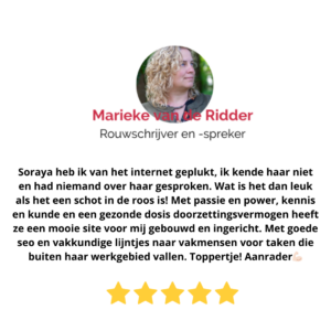 Review marieke van de ridder